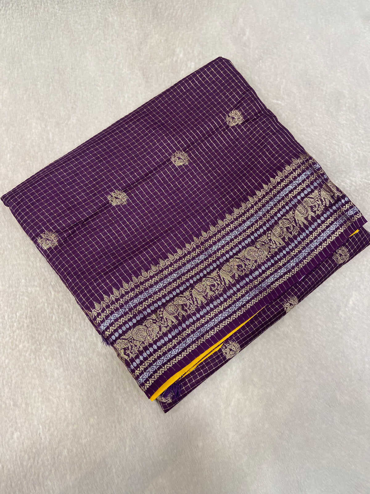Premium Semi Kolkata Crepe Silk Saree