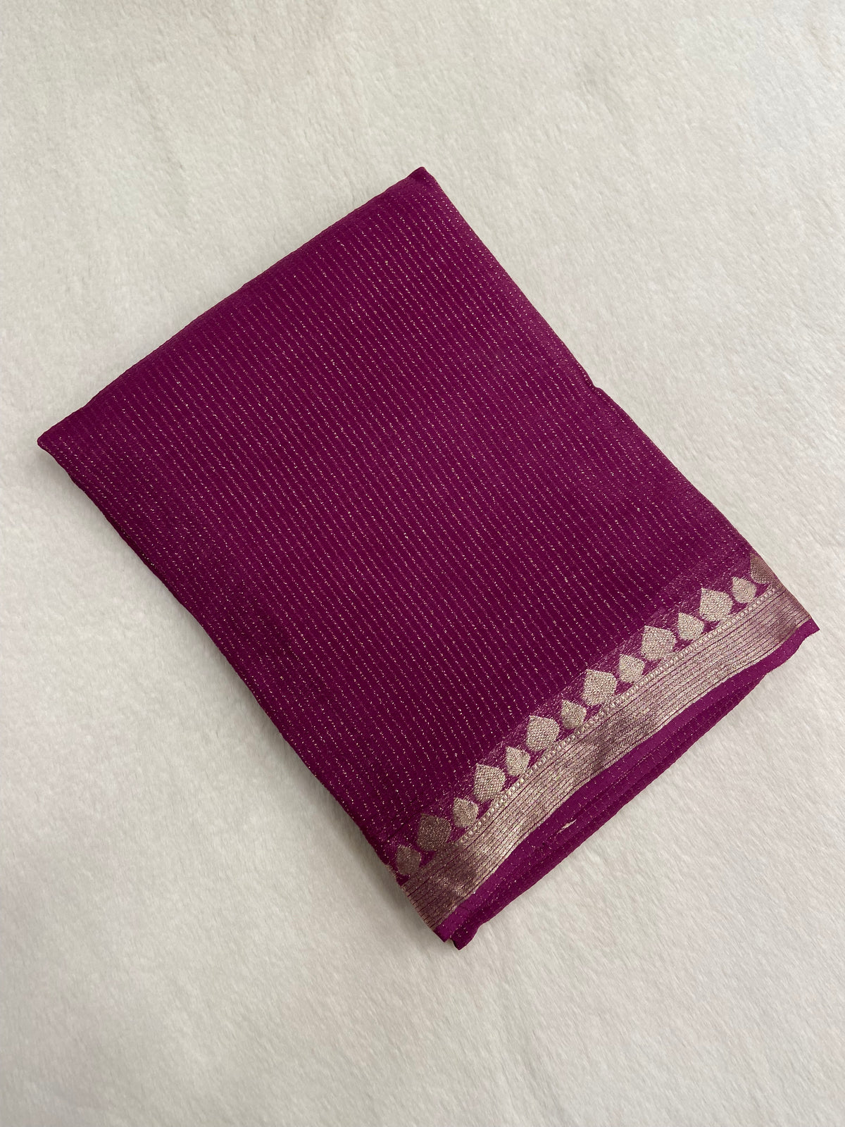 Chiffon Semi Mysore Silk Saree