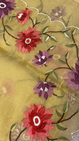 Premium tissue organza saree