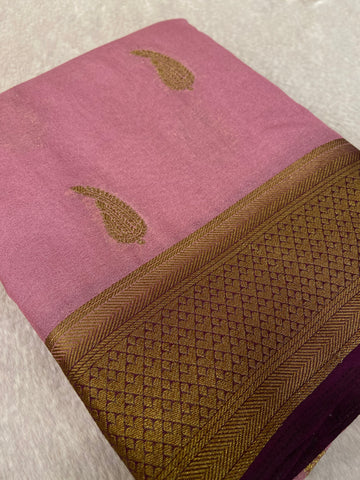 Crepe Viscose Silk Saree