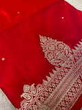 Pure Crepe Satin Silk Saree