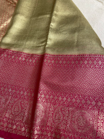 New Concept Jute Finish Premium Semi Kanchipuram Silk