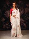 Premium Crepe Organza Saree