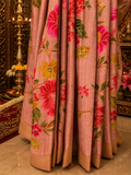 Premium Russian Silk Saree with Scalloped border