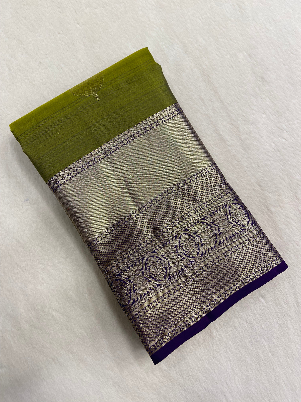 Pure zari handloom Kanjeevaram silk mark certified saree