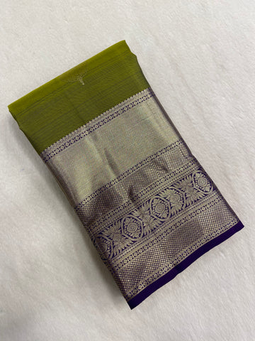Pure zari handloom Kanjeevaram silk mark certified saree