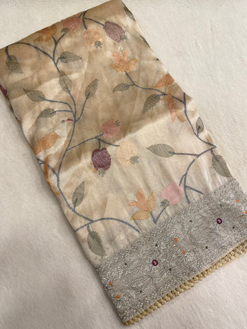 Pure Tissue Organza Saree
