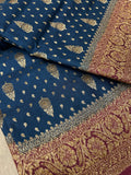Pure mix crepe silk saree