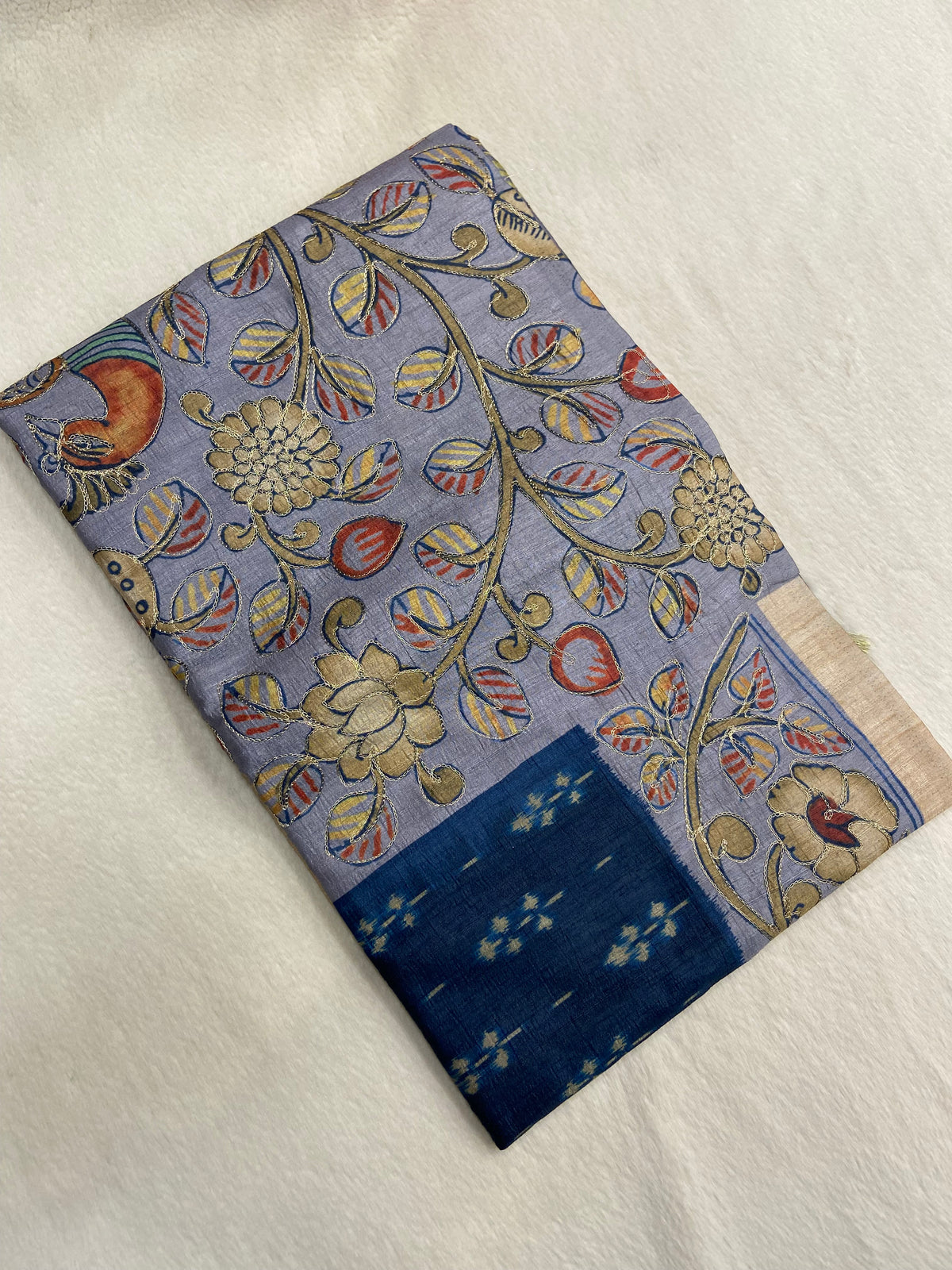 Premium Butter Silk Saree With Appliqué Zari