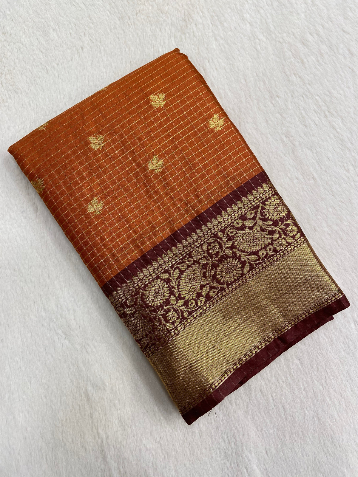 Semi Kanchipuram silk saree