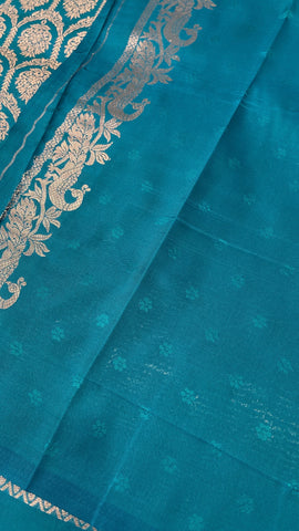 Semi Kanchipuram Silk Saree🦚
