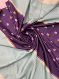 Pure Mix Mysore Crepe Silk Saree