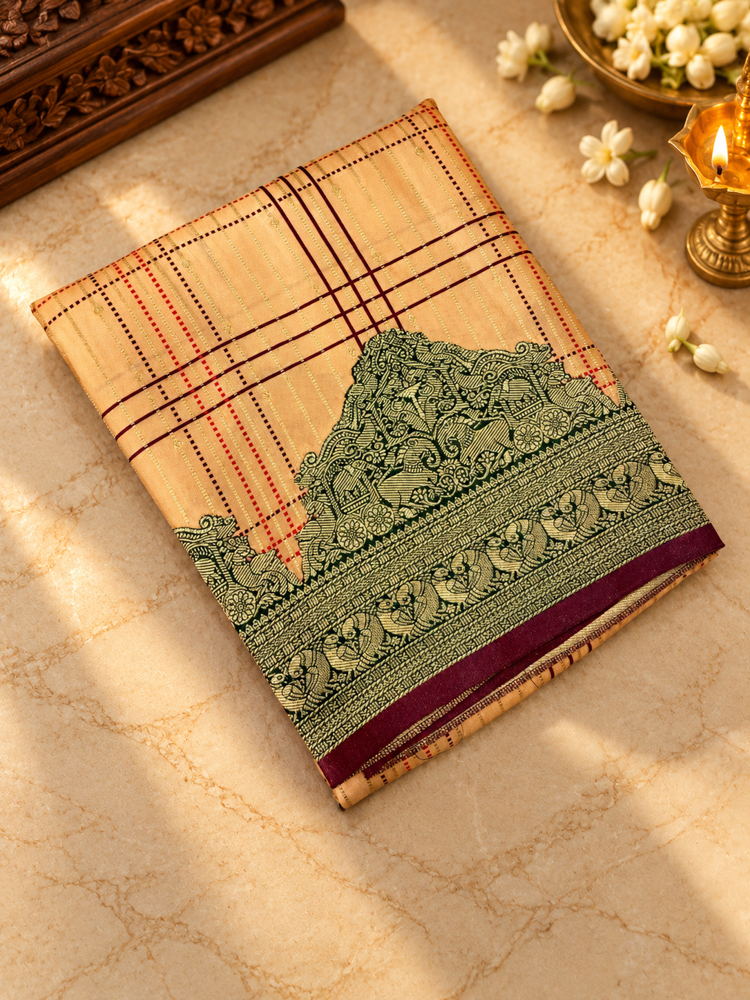 Pure Mix Crepe Silk Saree - 902620