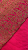Premium Banarasi Crepe Khaddi Georgette Saree
