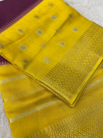 Pure Mix Mysore Silk Saree