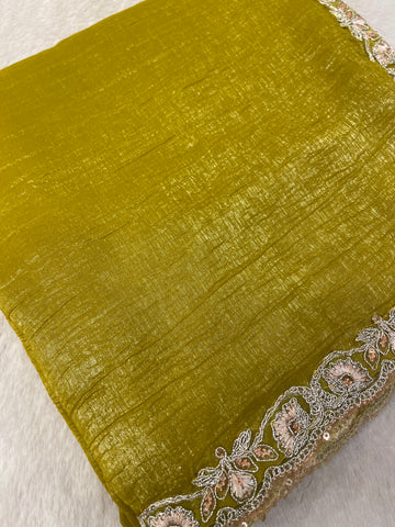 Designer cocktail saree