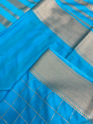 Pure Mix Crepe Mysore Silke Saree ✨