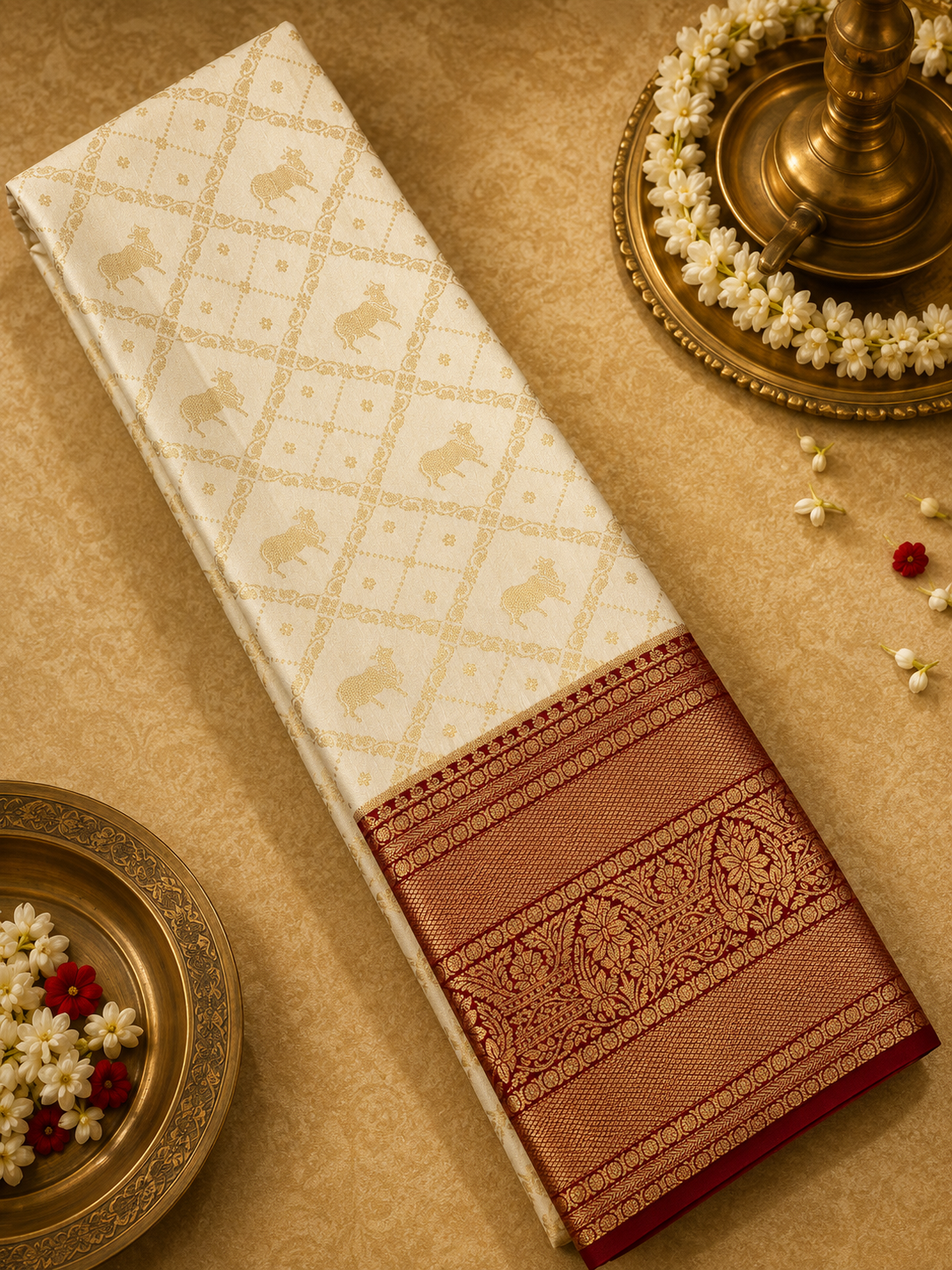 Premium Semi Kanchipuram Silk Saree