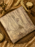 Pure Chinnon Designer Saree