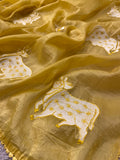Premium Soft Organza Saree With Pichwai Work
