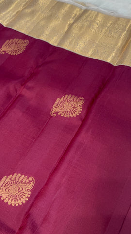 Half Mix Kanjeevaram Silk Saree