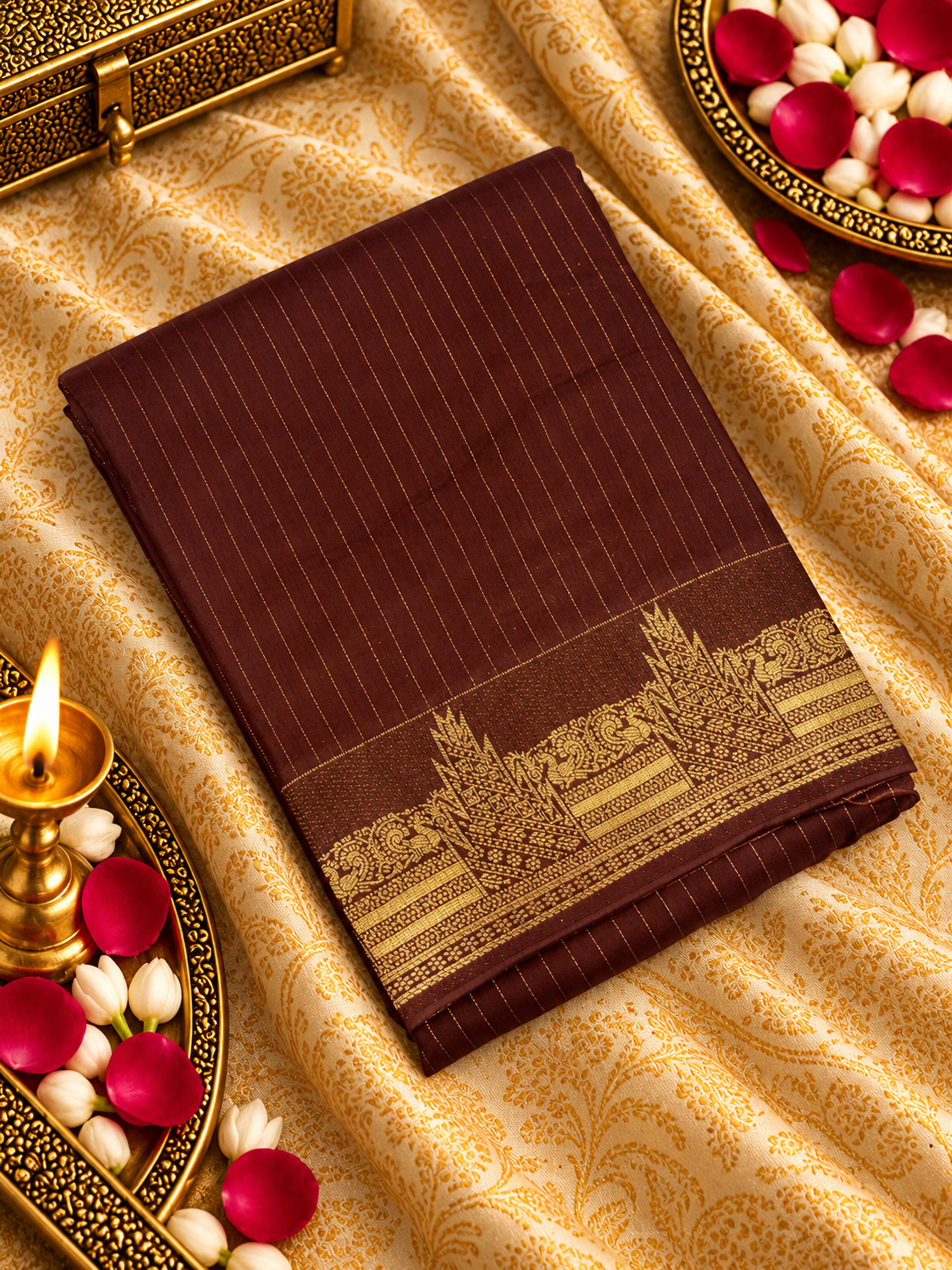 Premium Crepe Silk Saree - 902771