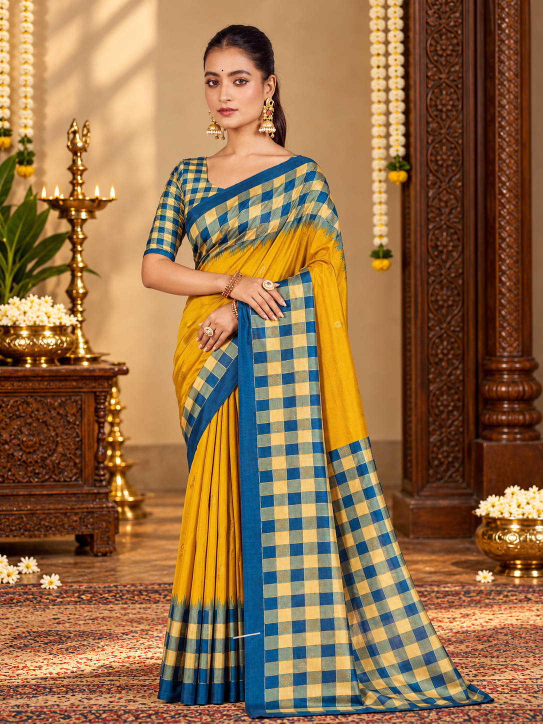 Premium Semi Patola Saree - 902930