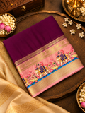 Premium Crepe Semi Mysore Silk Saree- 902663