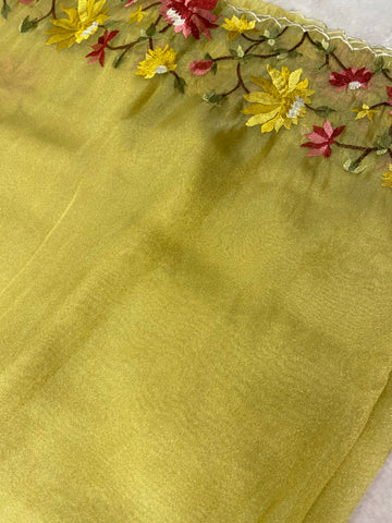Premium tissue organza saree