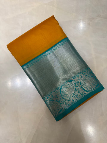 Pure Kanjeevaram silk mark certified saree