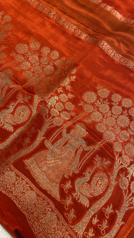 Pure Chinnon Saree🔥