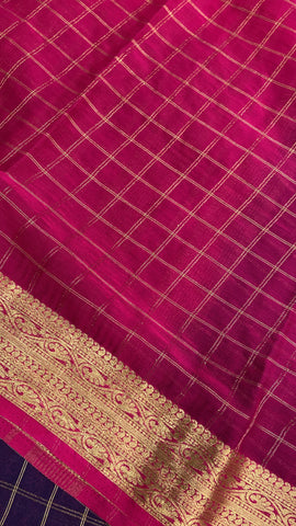 Premium Crepe Semi Chiffon Mysore Silk Saree