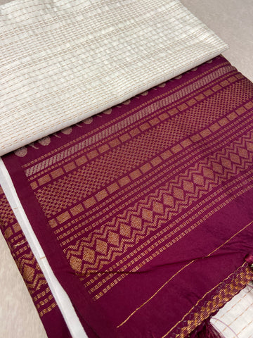 Soft Tassar Silk Saree
