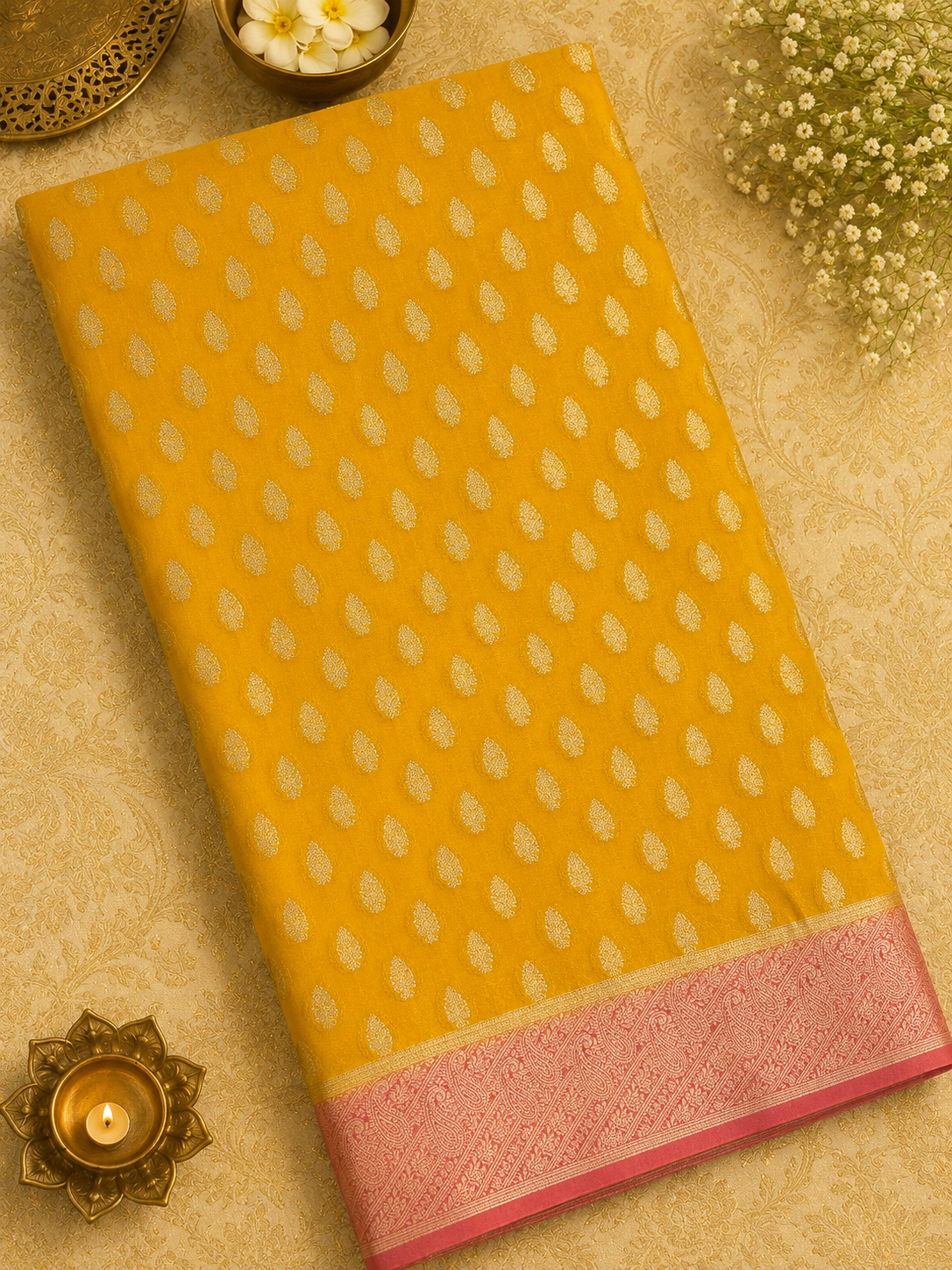 Premium Khaddi Georgette Saree