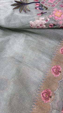 Premium Tissue Organza Saree