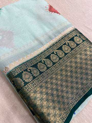 Premium Crepe Bandhini Saree