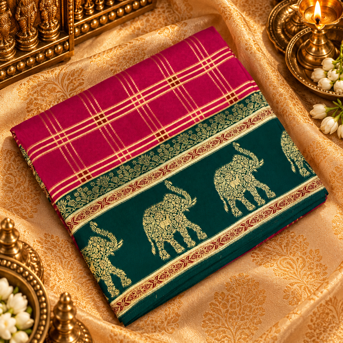 Pure Mix Crepe Silk Saree - 902828