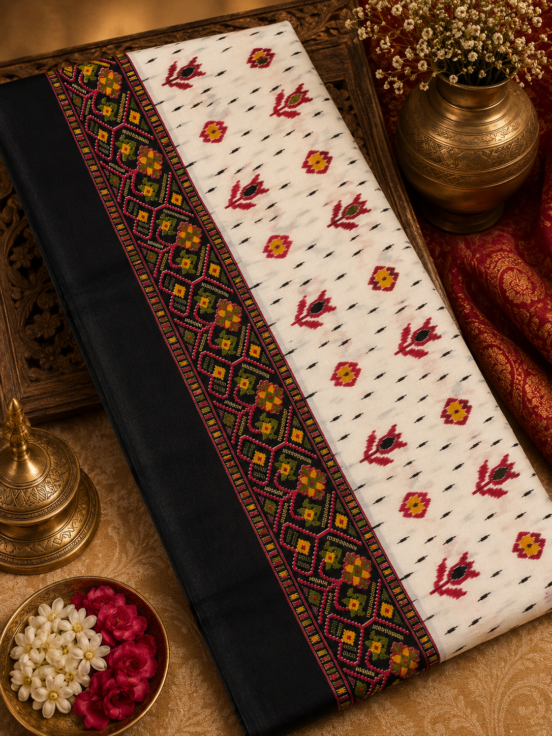 Premium Semi Chanderi Saree