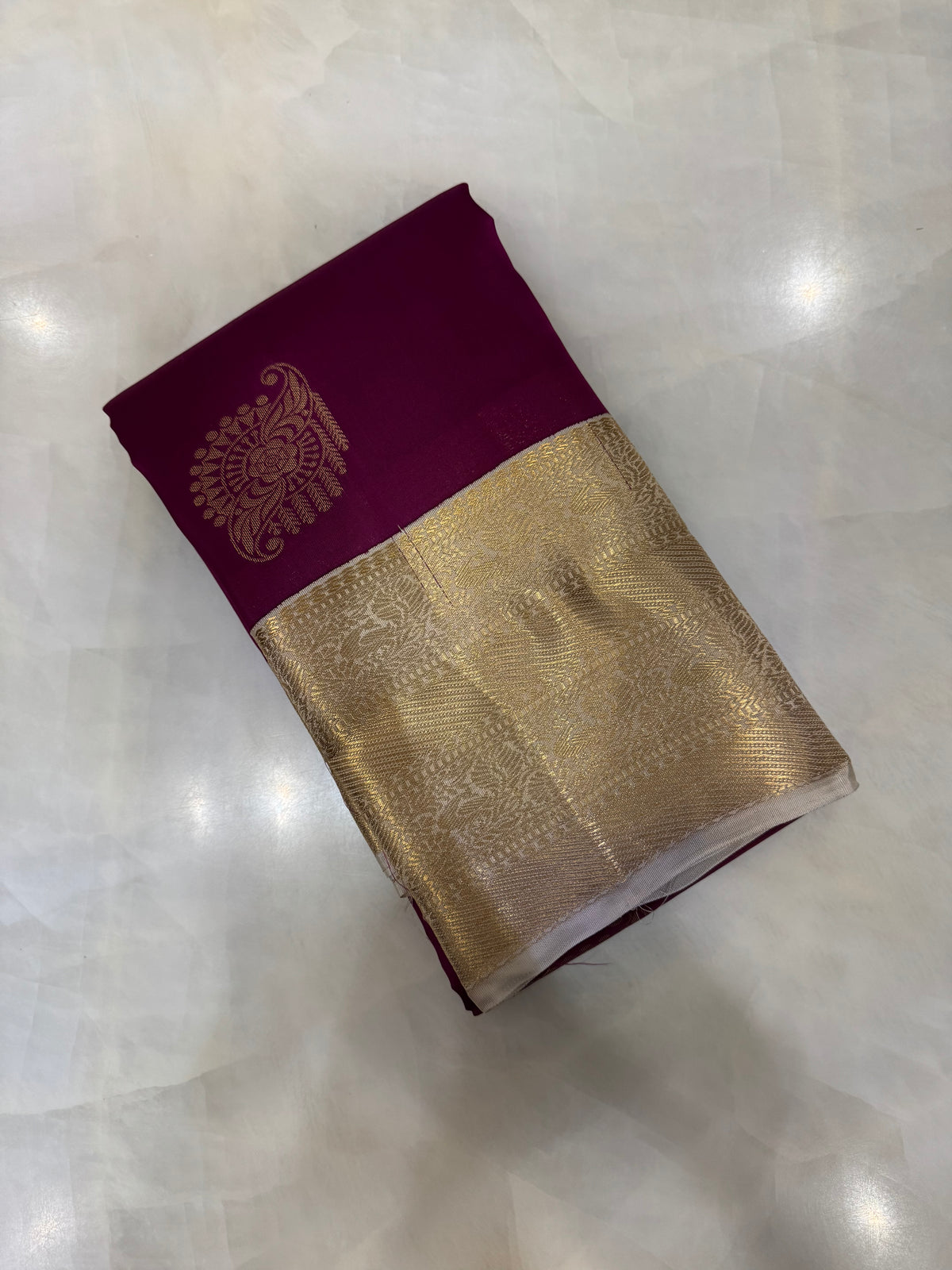 Half mix Kanjeevaram silk saree