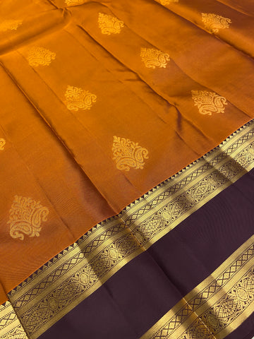 Half Mix Kanjeevaram Silk Saree
