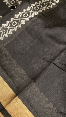 Raw mango silk saree