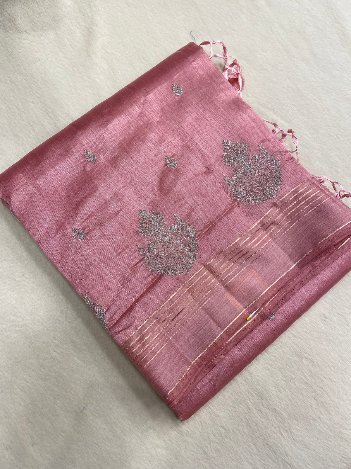 Butter silk saree