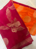 Premium Viscose Crepe silk saree