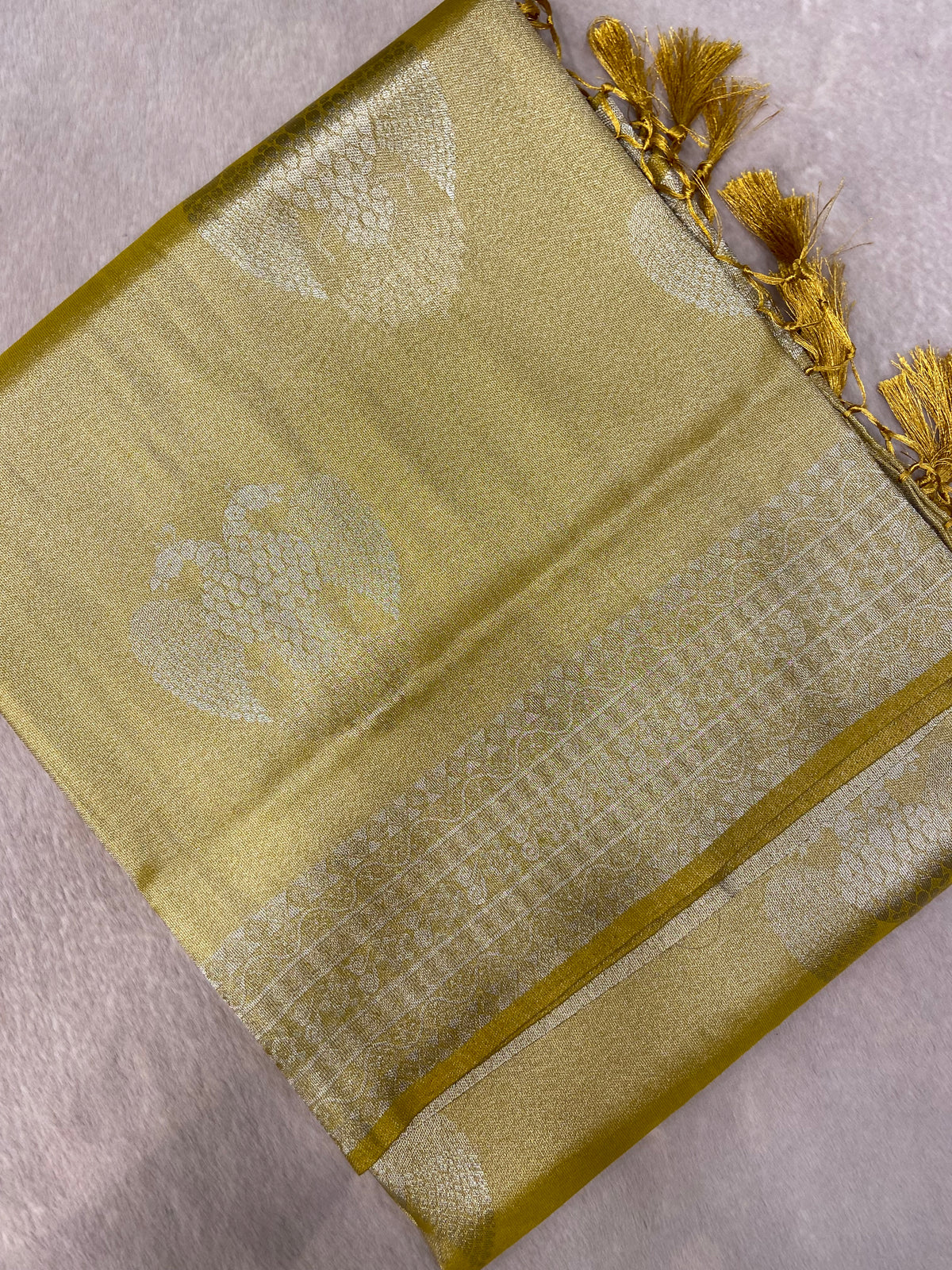 Bridal Semi Tissue Silk Saree