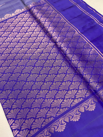 Half Mix Kanjeevaram Soft Silk Saree