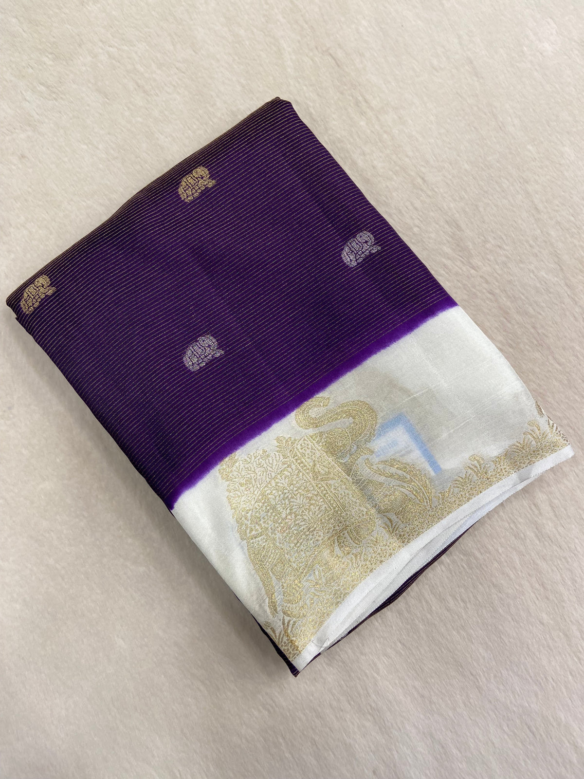 Premium semi Kolkata crepe silk saree