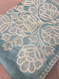 Premium Soft Organza Saree With Embroidery - 902677