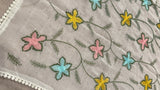 Premium Chiffon Embroidery Saree - 902736