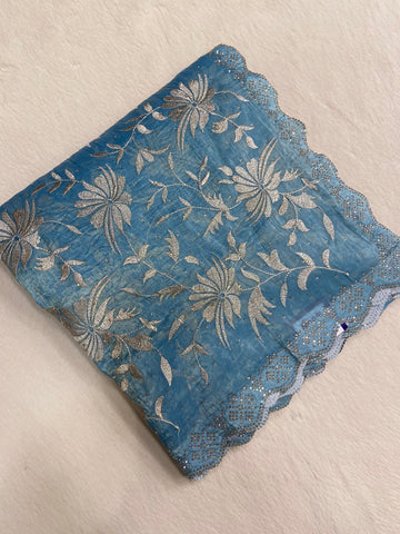 Pure Crush Organza Saree