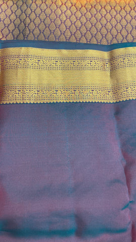 Half mix Kanjeevaram silk saree